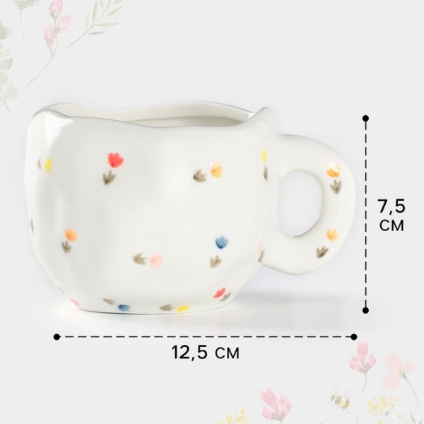 Чайная пара кружка для бенто-торта Цветочное поле