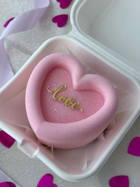 Силиконовая форма для торта Бенто Сердце