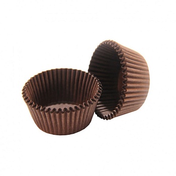 Капсулы бумажные коричневые 50х30 1000 шт