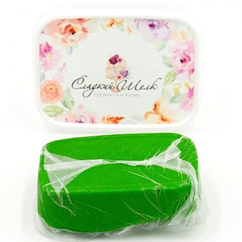 Мастика Сладкий шелк травянисто-зеленая 1 кг