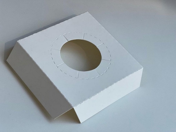 Упаковка на 1 капкейк прозрачная 10х10х12 см