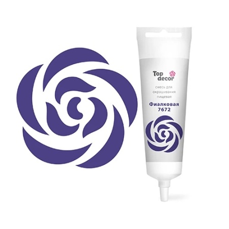 Жидкий краситель Топ продукт Фиалковый 100 г