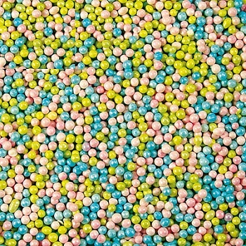 Шарики микс Голубой/зеленый/розовый 2 мм 1 кг