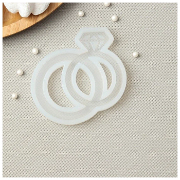 Силиконовая форма Кольца 7,5×8 см