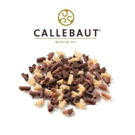 Шоколадная стружка мраморная Mona Lisa Callebaut 100 г