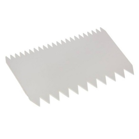 Скребок пластиковый Зубчатый 11×7,5 см