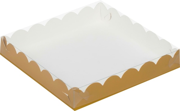 Упаковка для пряников Крафт 15,5х15,5х3,5 см