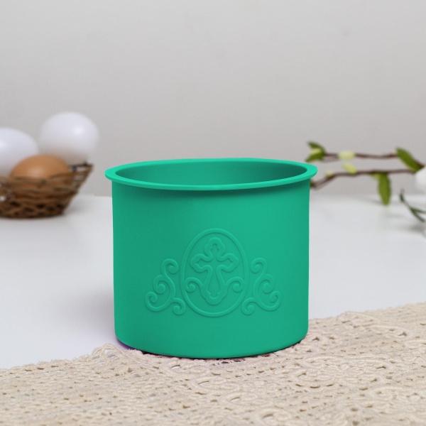 Силиконовая форма «ХВ» для кулича на Пасху 8,5х8,5 см