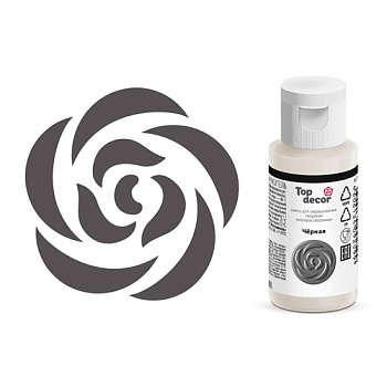 Пищевой краситель жирорастворимый Top Decor Черный 25 гр