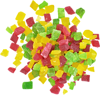 Цукаты арбузные микс 3-5 мм 100 г