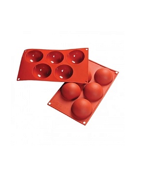 Форма Силиконфлекс Полусфера 5 ячеек SF001 Silikomart Италия