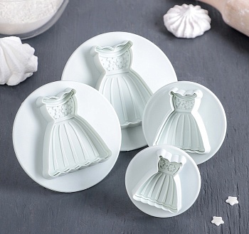 Набор плунжеров Платье 4 шт