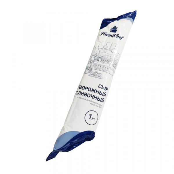 Сыр творожный FriendChef 65% 1кг Сыр творожный FriendChef 65% 1кг