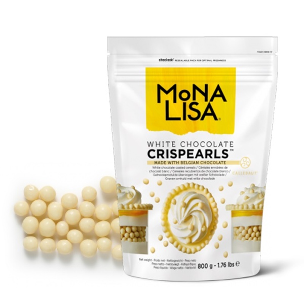 Хрустящие жемчужины белый шоколад Mona Lisa 100 г