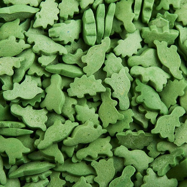 Посыпка Динозавры зеленые 100 г