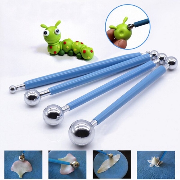 Набор для моделирования кондитерских украшений Шары 4 шт