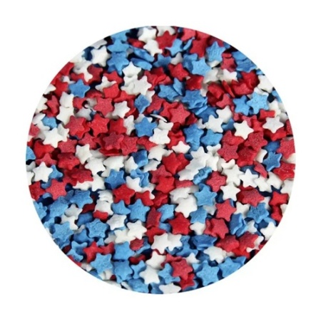 Звезды красно-бело-синие 750 г Звезды красно-бело-синие 750 г