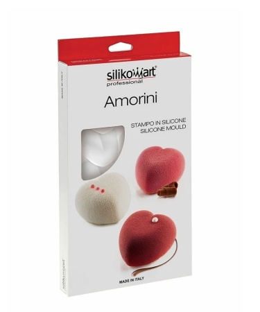 Форма Сердце мини с вырубкой AMORINI Silikomart Италия