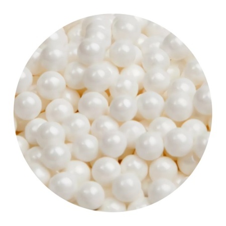 Шарики Белый перламутр 6 мм 50 г Шарики Белый перламутр 6 мм 50 г