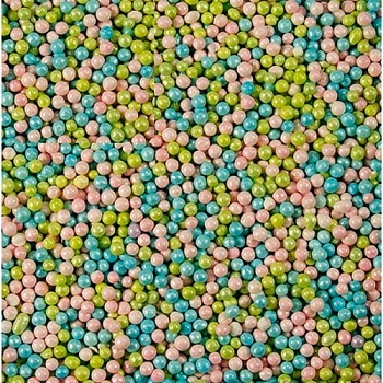 Шарики микс Голубой/зеленый/розовый 2 мм 100 г