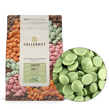 Шоколад со вкусом лимона Callebaut 2,5 кг