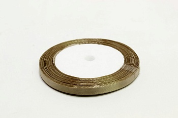 Лента атласная капучино ширина 0,6 см