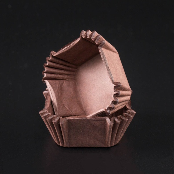 Капсулы квадратные коричневые  30х30х17 50 шт