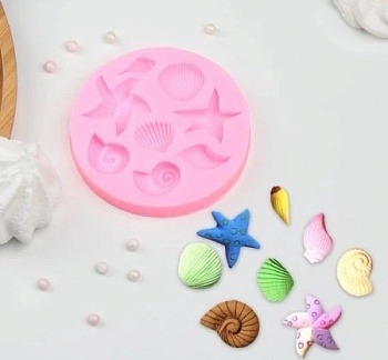 Молд Морские звезды 3 х 2 см