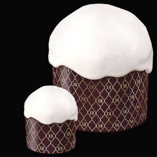 Форма для кулича ХВ КОРИЧНЕВАЯ 110х85 мм 10шт