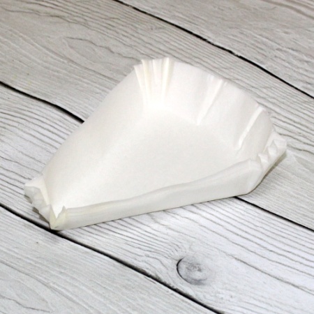 Капсулы бумажные треугольные белые 102х102х75х25 мм 500 шт