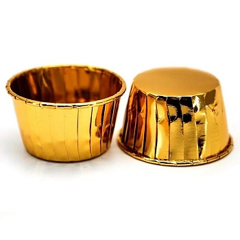 Форма Маффин с ламинацией 50х40 золото 50 шт