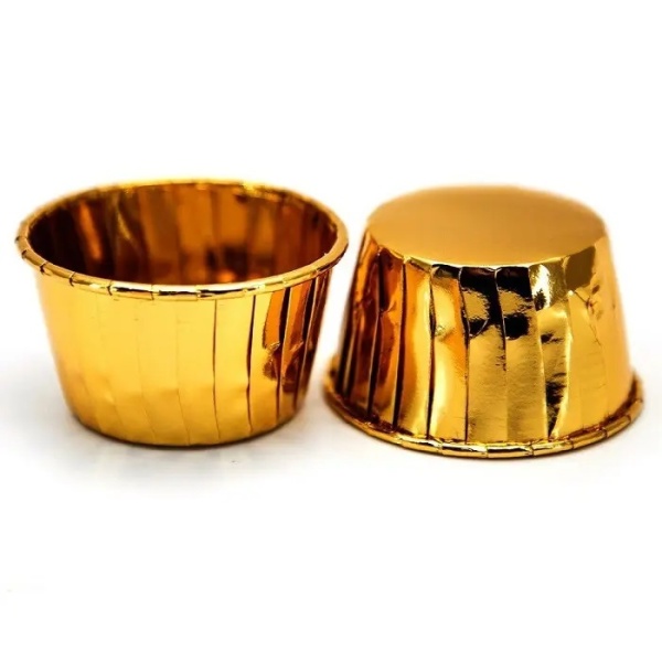 Форма Маффин с ламинацией 50х40 золото 50 шт