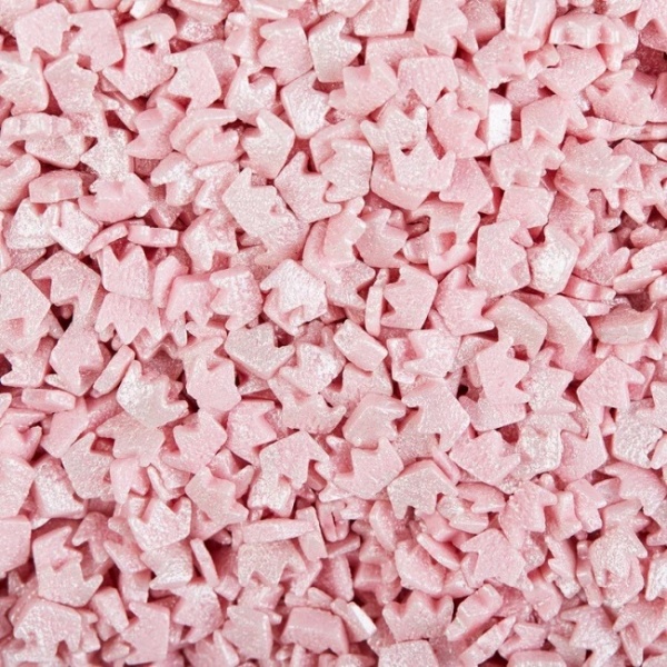 Короны розовые перламутровые 100 г