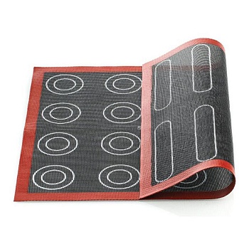 Коврик перфорированный с разметкой 30x40 мм Air Mat Silikomart Италия