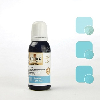 Краситель жирорастворимый Kreda F-gel 11 голубой 80 мл