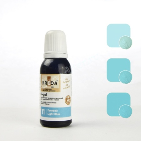Краситель жирорастворимый Kreda F-gel 11 голубой 80 мл
