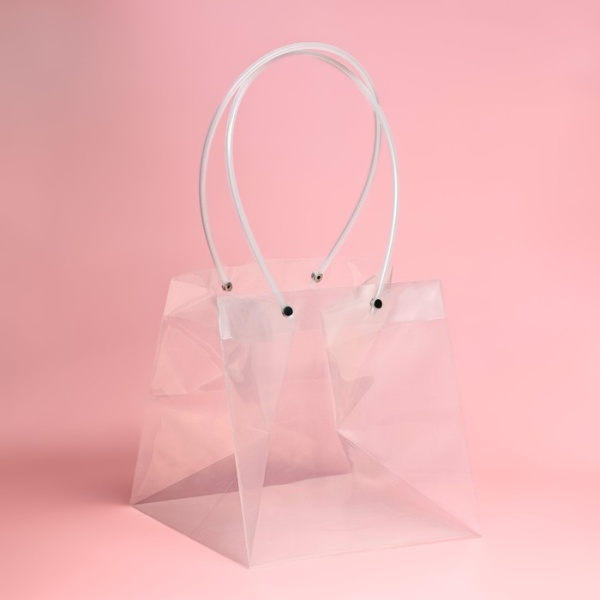 Пакет прозрачный с квадратным дном 20х20х20 см