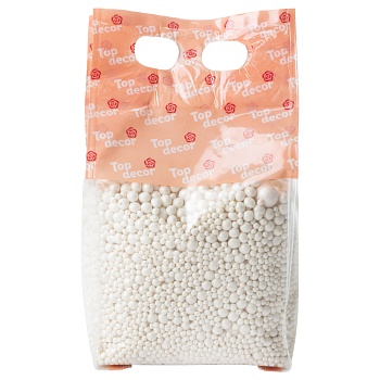 Драже Жемчужный Микс белый Топ декор 0,6 кг