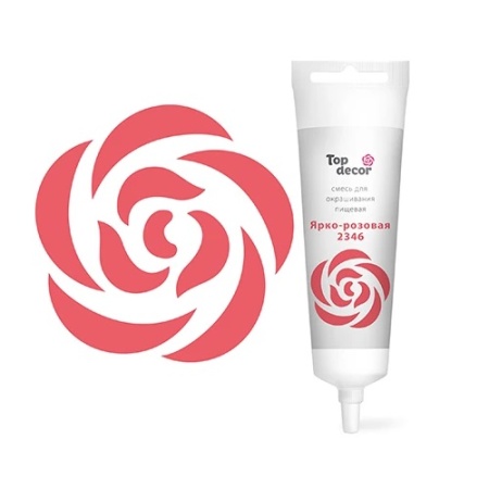 Жидкий краситель Топ продукт Ярко-розовый 100 г