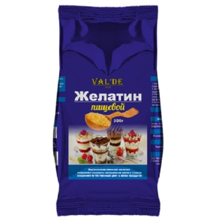 Желатин гранулированный Valde 500 г