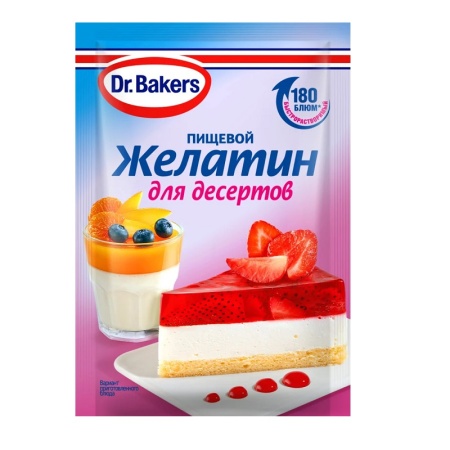 Желатин пищевой для десертов Dr.Bakers 10 г
