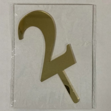 Топпер акриловый Цифра 2