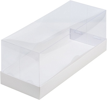 Коробка под рулет ПРЕМИУМ с пластиковой крышкой 30х12х12 см