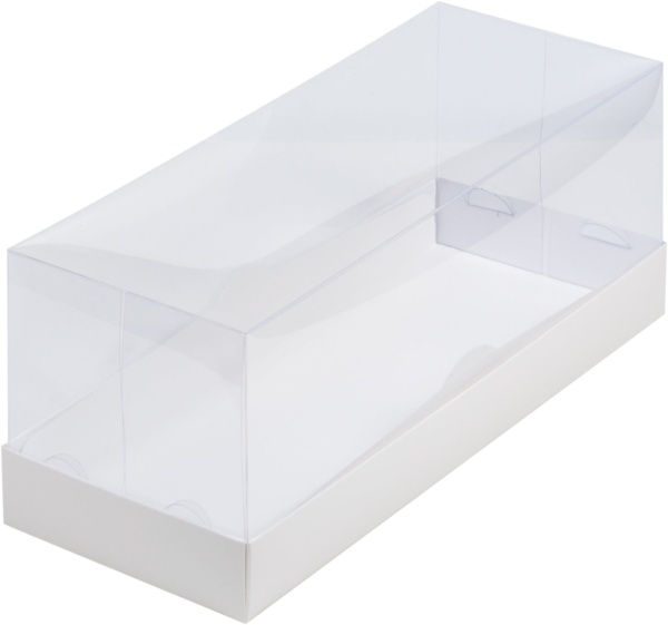 Коробка под рулет ПРЕМИУМ с пластиковой крышкой 30х12х12 см
